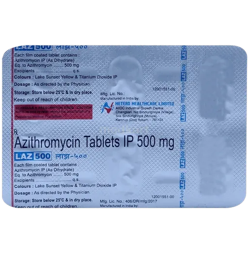 laz 500mg tablet 6's
